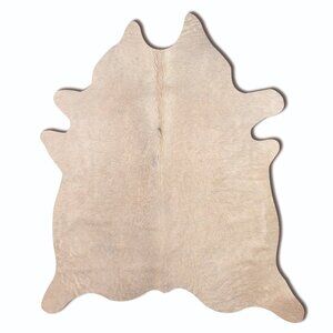 Natural Home Decor Geneva Cowhide Rug | 1-Piece | Natural | 6'x7'